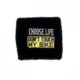  Brake reservoir cover "CHOOSE LIFE DON'T TOUCH MY BIKE" 1 PC.