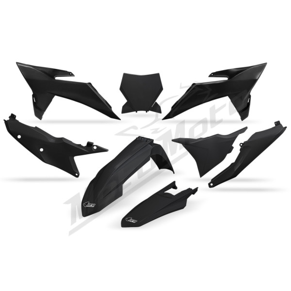 UFO Plastikų komplektas KTM SX / SX-F 125-450cc 2025 Juoda