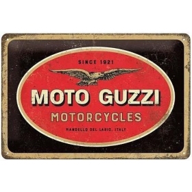 Metal tin sign MOTO GUZZI 20x30