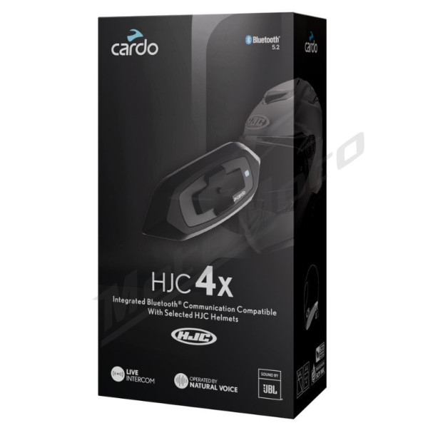 CARDO HJC 4X Communication System Single Pack