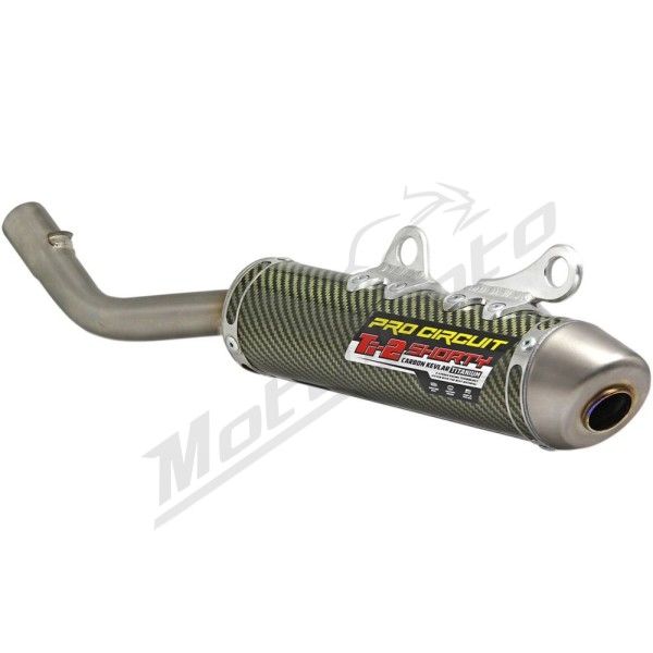 PRO CIRCUIT Ti-2 Silencer Carbon-Aramid Fiber/Titanium Kawasaki KX 250 05-07