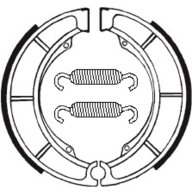 TECNIUM Street/ATV Organic Brake shoes BA098 Suzuki GT / LT / LT-E / LT-F 250-550cc 72-98