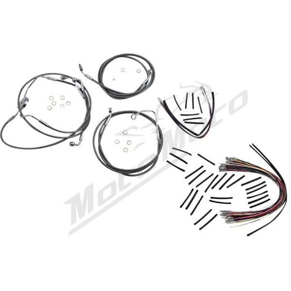 MAGNUM SHIELDING XR Handlebar Installation Kit Chrome 38.5/43cm Harley Davidson FLTRSE3 / FLTRUSE / FLTRXSE 1800 09-12