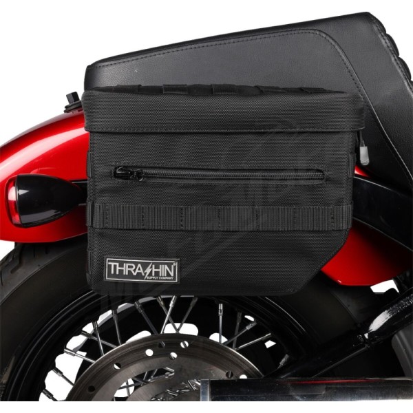 THRASHIN SUPPLY CO. Essential Saddlebags Harley Davidson FLD / FLDE / FLFB 1340-1923cc 82-24