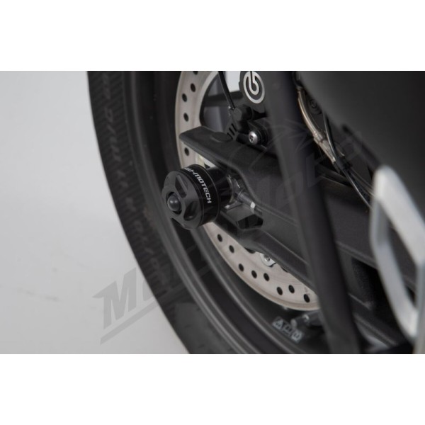SW-MOTECH Rear Axle Slider Set Triumph Tiger 800-900 11-23