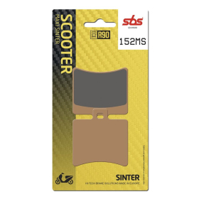 SBS MS Scooter Maxi 152MS Sintered Brake Pads Aprilia / Beta / Derbi  Keeway / Malaguti 50-500cc 99-19
