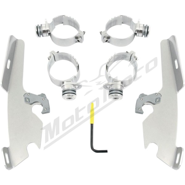 MEMPHIS SHADES METRIC Windshield Trigger-Lock Complete Mount Kit Suzuki M / VZ 50-800 05-09 