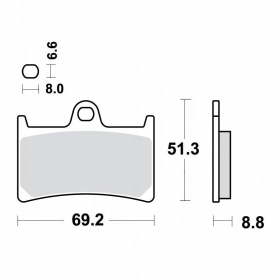 Brake pads POLINI FT3094 / MCB611 ORIGINAL