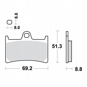 STABDŽIŲ TRINKELĖS POLINI FT3094 / MCB611 ORIGINAL