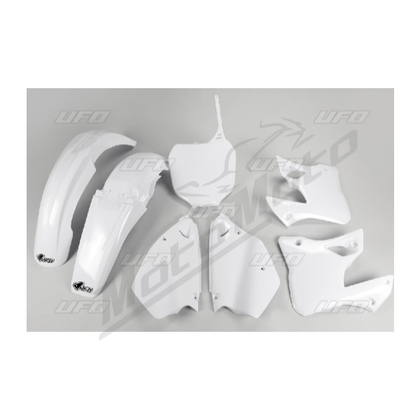 Ufo plastic set Yamaha YZ 125-250cc 00-01 White