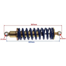 Amortizatorius galinis reguliuojamas ATV SHINERAY XY200ST-9 200cc 367mm Ø12 