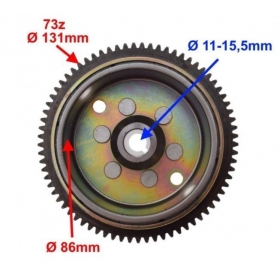 Flywheel AM6 APRILIA/ BETA/ MALAGUTI/ MBK/ RIEJU/ YAMAHA 50cc 2T