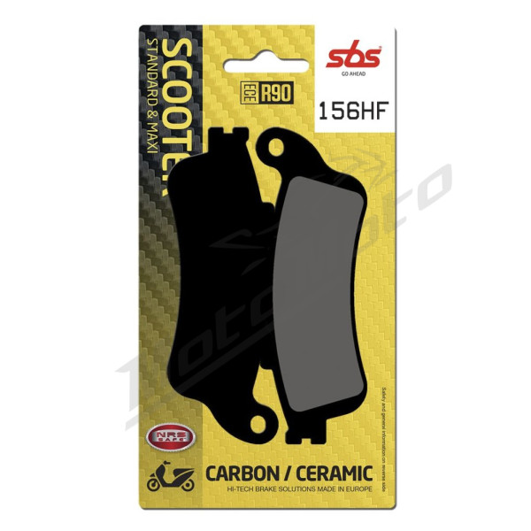 SBS HF Street Ceramic Brake Pads Front 156HF Honda / Peugeot 125-600 98-08