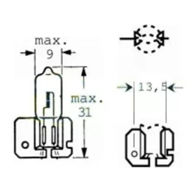 Bulb H2 12v 55w x511