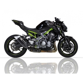IXIL Dual Hyperlow L3XB Silencer Stainless Steel Black / Aluminium - Kawasaki Z900 2017-2021 XK7372XB