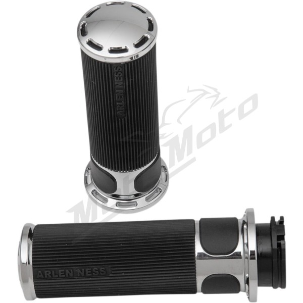 ARLEN NESS Slot Track Grips Harley Davidson FLD / FLHR / FLHRC / FLHRCI / FLHRI / FLHRS / FLHRSEI / FLHS 883-1800cc 81-22