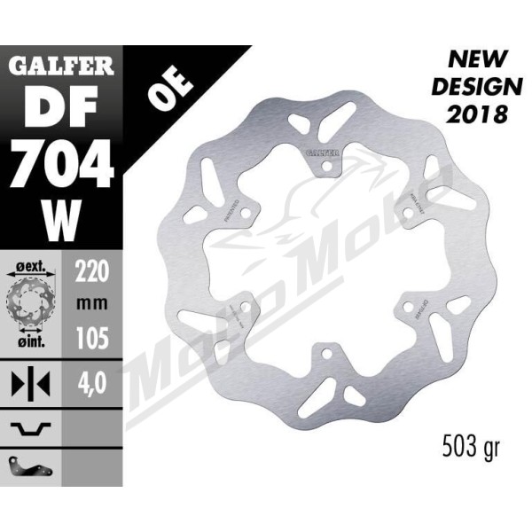 GALFER Wave® Frot Brake Rotor Piaggio / Vespa 50-300cc 97-24