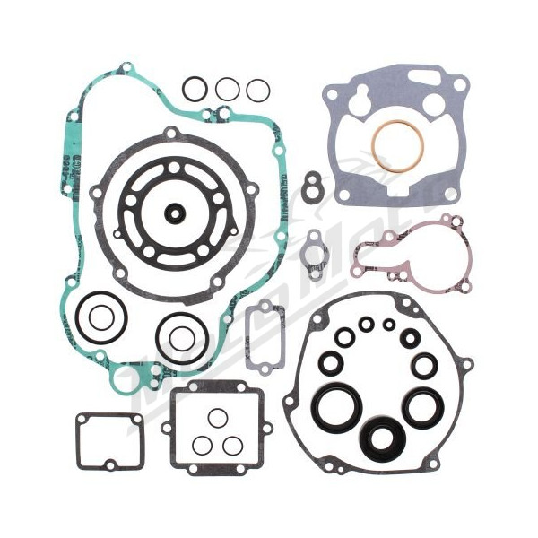 Winderosa (vertex) gasket set with engine gaskets Kawasaki KX 125 92–93