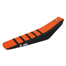 Blackbird Racing Zebra seat cover Black/Orange KTM EXC / EXC-F / SX / SX-F 125-450cc 11-16