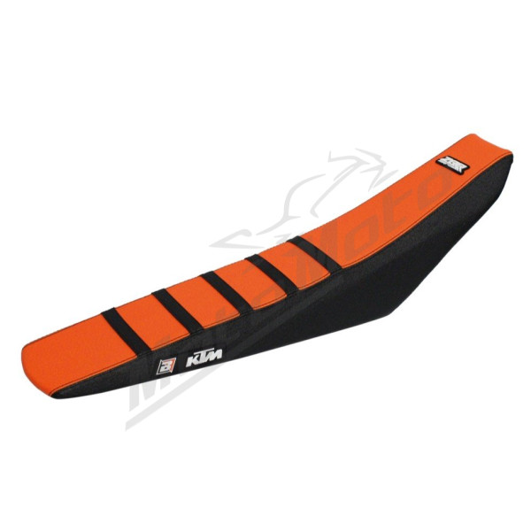 Blackbird Racing Zebra seat cover Black/Orange KTM EXC / EXC-F / SX / SX-F 125-450cc 11-16