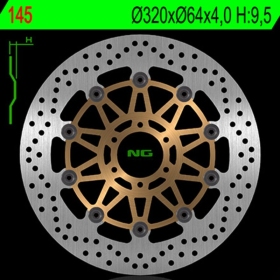 NG BRAKES 145 priekinis / galinis plaukiojantis stabdžių diskas BENELLI / DUCATI / LAVERDA / MOTO GUZZI