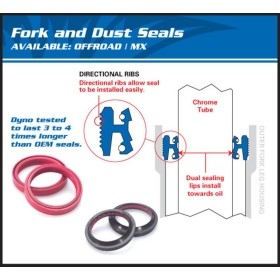 ALL BALLS Fork Dust Cover - 33x46,5x12,5 KAWASAKI KX 65 2024