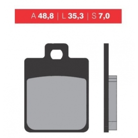 Brake pads NOVASCOOT FT3014 / MCB695 STANDARD