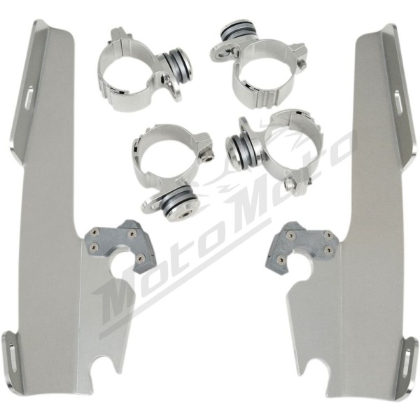 MEMPHIS SHADES HD Fats/Slim Windshield  Trigger-Lock Complete Mount Kit Harley Davidson FX / FXD / FXDI / FXDL / FXDX / FXE / FXR / XG / XL / XLH / XLX 883-1450 72-22
