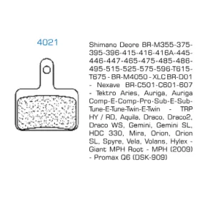 CL BRAKES E-Bike Brake Pads  Sintered Compound - 4021ECX