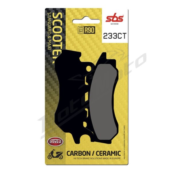 SBS Street 233CT Keraminės stabdžių trinkelės Honda ADV / PCX 125-150 18-24