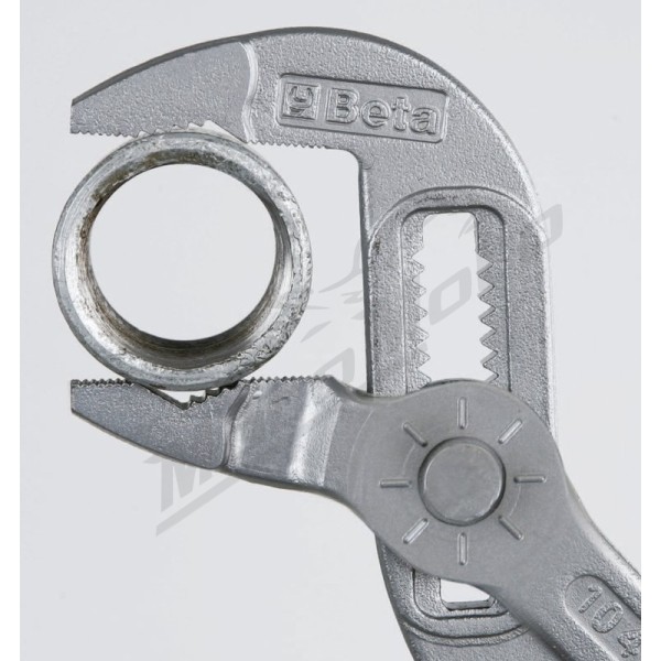 BETA Slip Joint Pliers with Setting Push Button, covered by two layers of Anti-Skid PVC