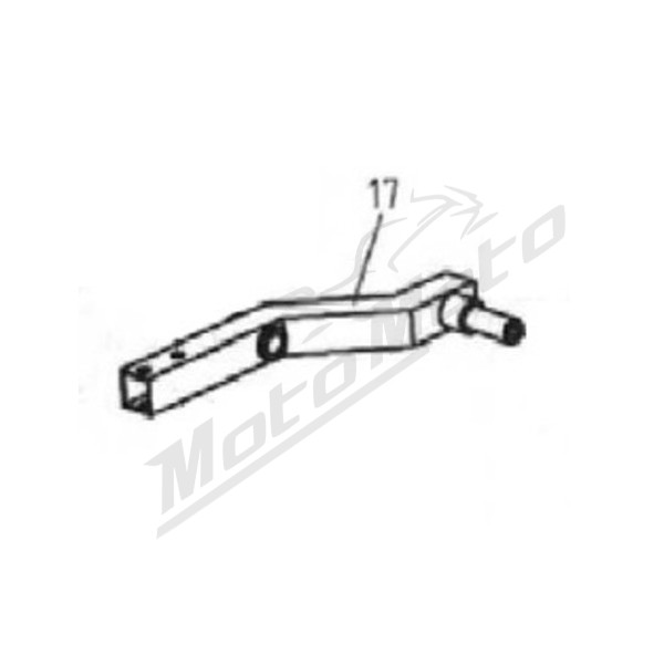 Bronco Wheel bracket for flail mower 77-12490