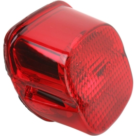 DRAG SPECIALTIES Laydown Taillight Lens with Bottom Tag Lens Harley Davidson FLD / FLHC / FLHCS / FLHR / FLHRC 1584-1923cc 07-24