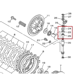 TOURMAX Clutch Control Repair Kit YAMAHA YZ 250 1999-2022