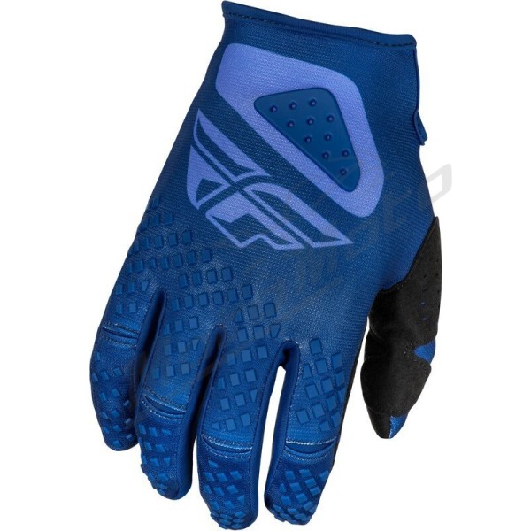 FLY RACING Kinetic SYM Gloves - Light Grey/Red/Black