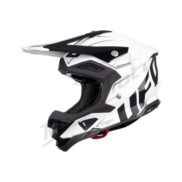 Ufo helmet diamond cross carbon fiberglass