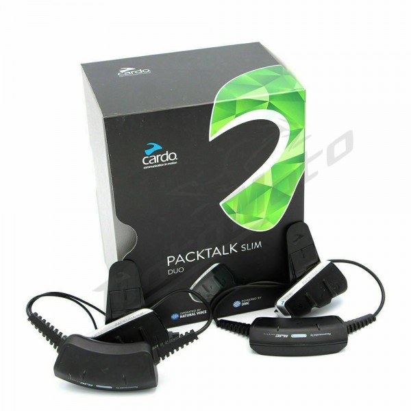 Cardo Packtalk Slim Duo / Communication System Double Pack - MotoMoto