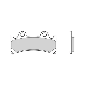 BREMBO stabdžių trinkelės TYPE 07YA32 SR Sinter - Sport priekinės YAMAHA FZR / YZF 750-1000cc 1993-1996