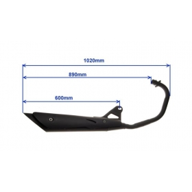 Exhaust SHINERAY XY125-10D 4T 