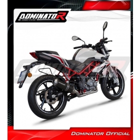 Duslintuvo kompl. Dominator OV G2 BLACK + dB killer Benelli BN 125 2018 - 2023 