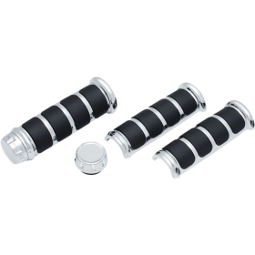 KURYAKYN Three-Piece ISO Heated Grips Harley Davidson FLDE / FLFB / FLS / FXST / FXBB 1584/1923 10-25