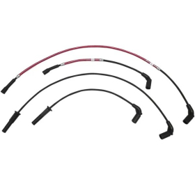 MAGNUM SHIELDING Spark Plug Wires Red Harley Davidson FLHR / FLHT / FLHTK / FLHTCU / FLTRU / FLTRXSE 1750/1977 17-24