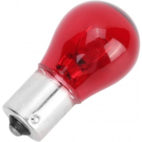 BULB 12V 21W BA15S RED 10PCS PACK