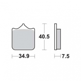 BRAKE PADS FERODO FDB2120ST / MCB721 ROUTE