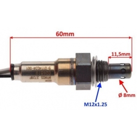 Oxygen sensor LONGJIA LJ125T-8M