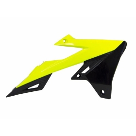 RACETECH Radiator Cover Suzuki RM-Z 250/450cc 18-23 Neon Yellow/ Black