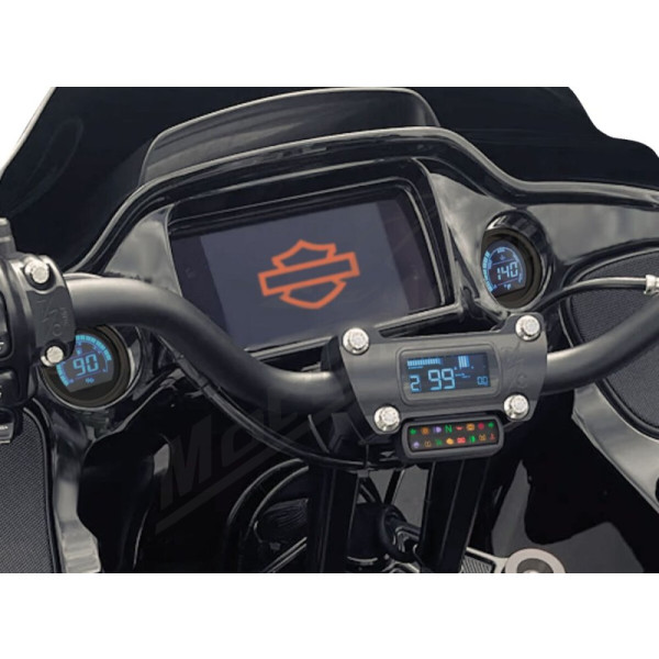 KOSO NORTH AMERICA D2 Gauge Kit Harley Davidson FXBB / FXBBS 1750-1868cc 18-24
