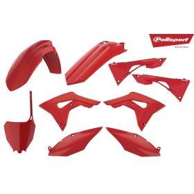 Polisport plastikų komplektas Honda CRF 250/450cc 17-21 Raudona