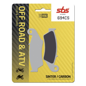 SBS 694CS Carbon Brake pad Aprilia / Beta / Cannondale / GasGas / Honda / Kawasaki / Suzuki / Yamaha 125-700cc 93->