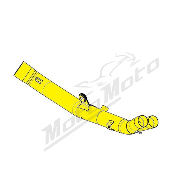 AKRAPOVIC Duslintuvo jungiamasis vamzdis nerūdijančio plieno Honda CRF 1100L 20-25